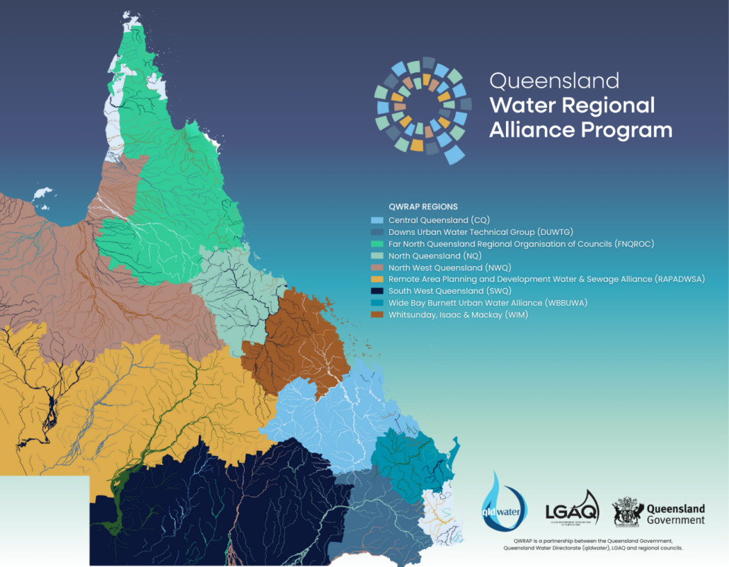 QWRAP-2026 Map of QWRAP regions